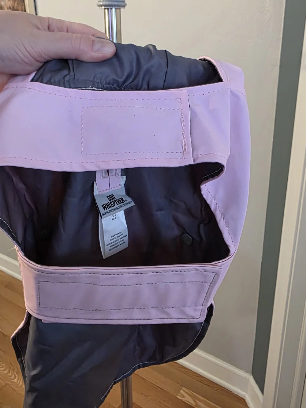 Hooded Dog Raincoat with Reflective Trim